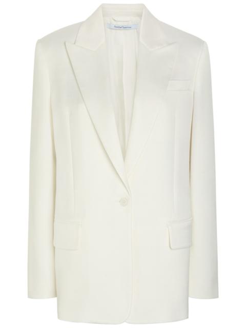 Another Tomorrow Another Tomorrow Oversized Twill Blazer