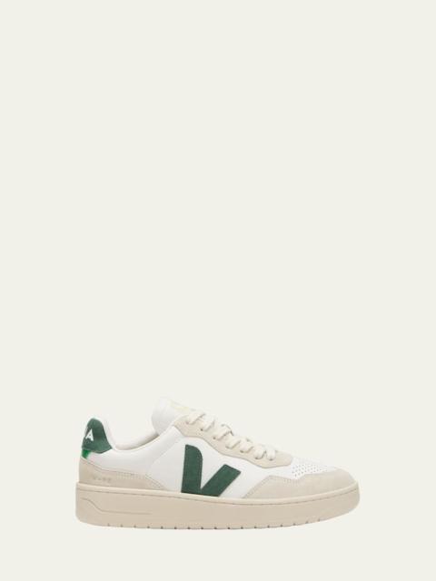 VEJA V-90 Bicolor Low-Top Sneakers