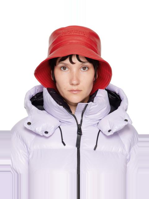 MACKAGE Red Logo Bucket Hat