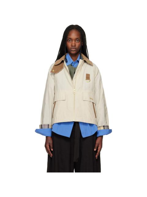 Barbour Beige Icons Spey Showerproof Jacket