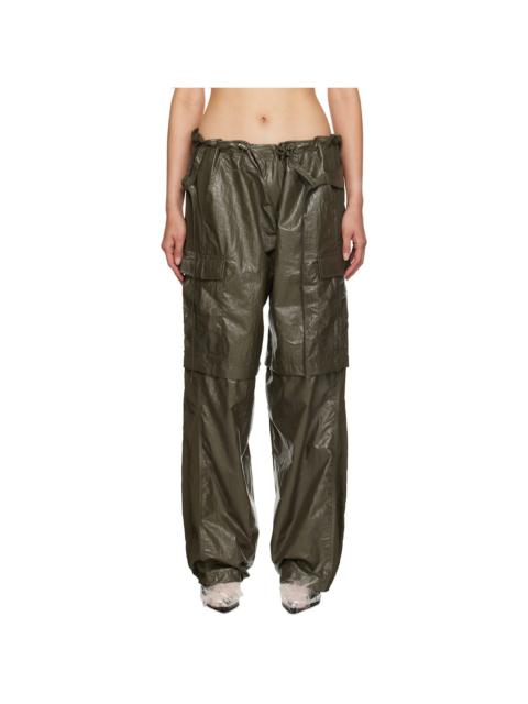Andersson Bell Khaki Ottolinger Edition Adjustable Parachute Cargo Pants