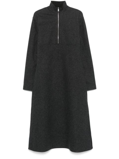 Jil Sander virgin wool midi dress