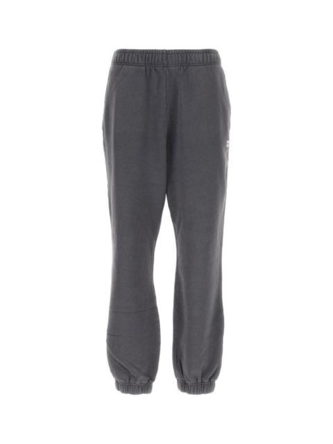 Charcoal cotton joggers