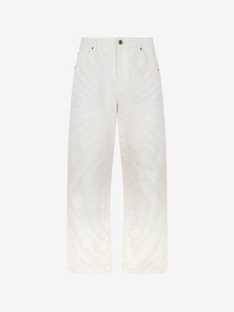 Roberto Cavalli Ray Of Print Jeans