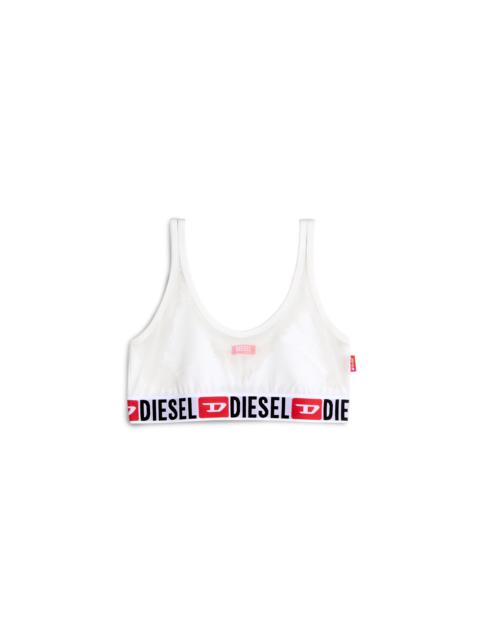 Diesel BRALETTE WITH SHEER DEVORÉ EFFECT