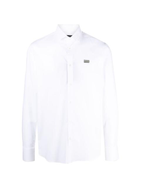 PHILIPP PLEIN diamond-cut Iconic shirt