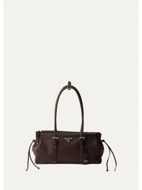 Prada Karin Medium Antiqued Leather Tote Bag