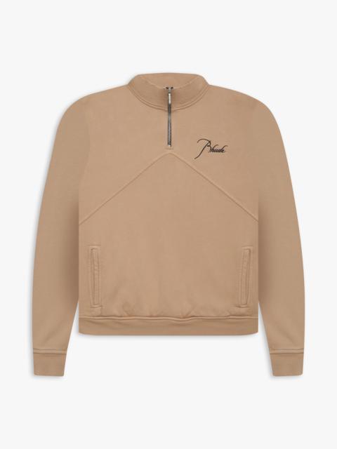 【Rhude】★送料・関税込み★ジップアップ スウェットシャツ Rhude QUARTER ZIP | REVERSIBLE