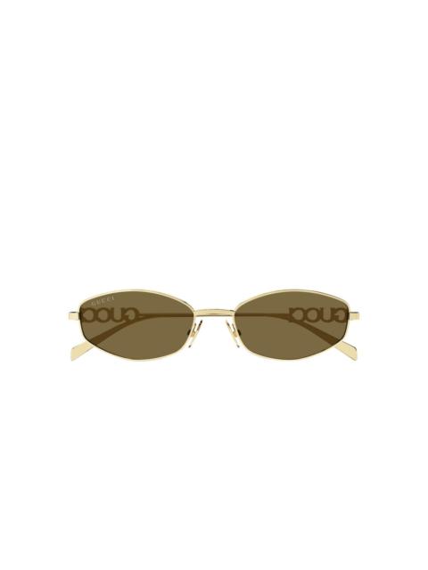 GUCCI oval-frame sunglasses