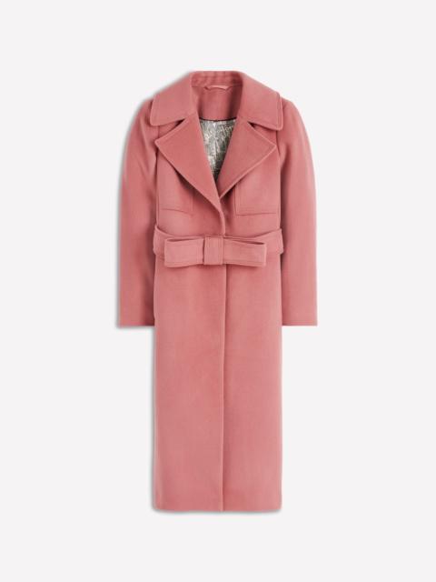 BODEN Bow Front Coat-Dusty Pink