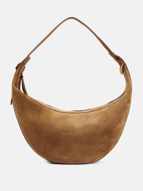 KHAITE Augustina suede shoulder bag