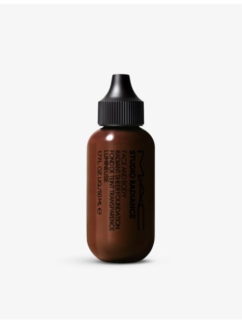 MAC Cosmetics Studio Radiance Face and Body Radiant Sheer foundation 50ml