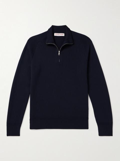 ORLEBAR BROWN Lennard zip-up merino-wool 점퍼