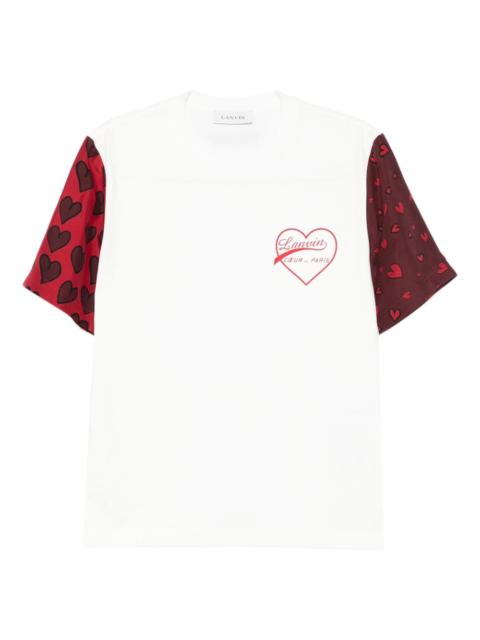 Lanvin heart-print short-sleeve T-shirt