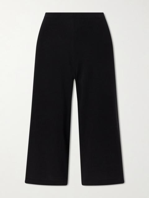 The Row Mako Seamless Cotton Wide-leg Shorts