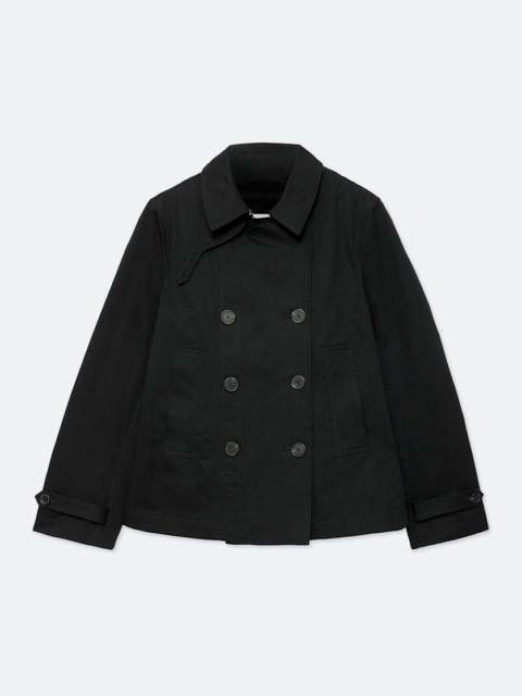 ALLSAINTS TILDA DOUBLE-BREASTED COTTON PEACOAT