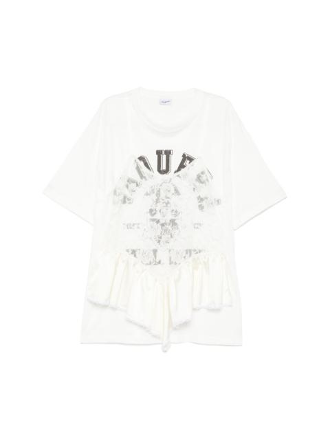 VAQUERA twist-detail T-shirt | REVERSIBLE