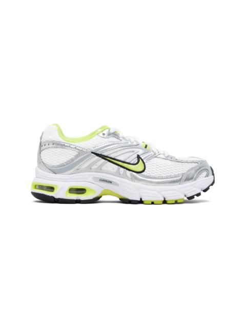 Nike White & Silver Air Max Moto 2K Sneakers