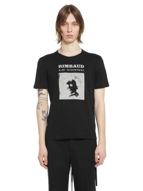 Ann Demeulemeester Baptist Standard Fit T-shirt With ''le Voyou'' Print