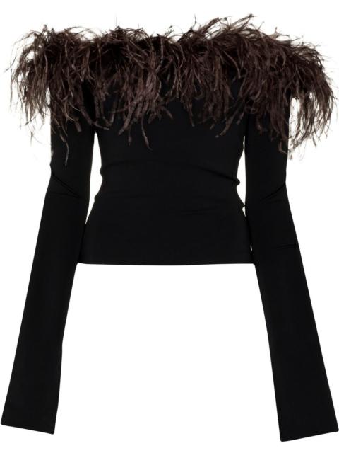 16ARLINGTON Orion off-shoulder top
