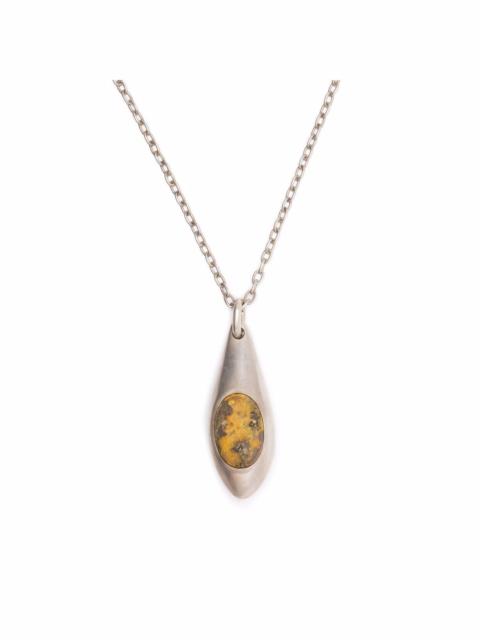 Parts of Four Chrysalis Jasper gemstone necklace