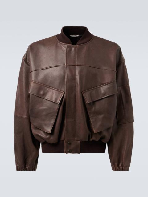 AURALEE Leather blouson