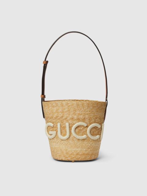 Small shoulder bag with Gucci patch