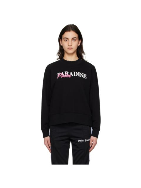 Palm Angels Black 'Paradise Palm' Sweatshirt