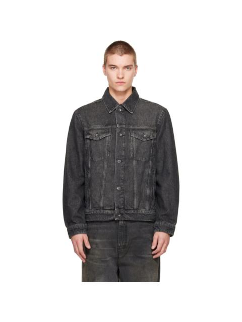rag & bone Black rb 3 Trucker Denim Jacket