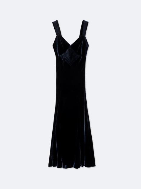 ALLSAINTS BERLETTA VELVET MAXI DRESS