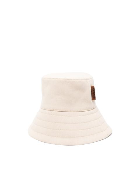 RUSLAN BAGINSKIY topstitched brim hat