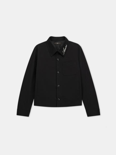 AMIRI SCRIPT COLLAR SHIRT JACKET