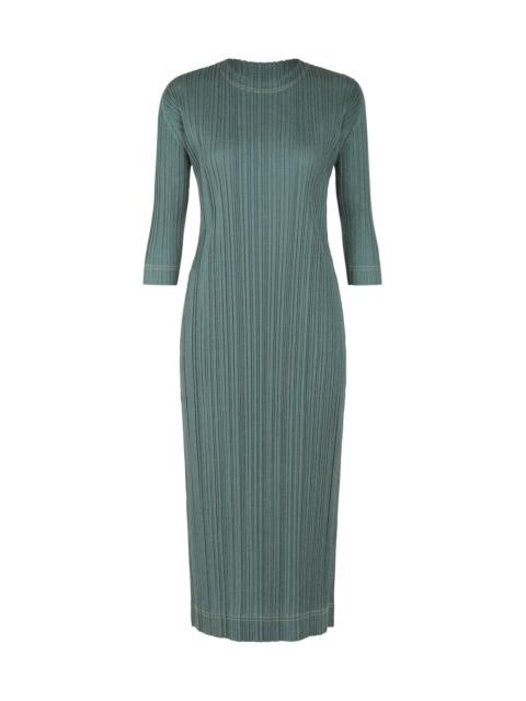 Pleats Please Issey Miyake COTTON DENIM DRESS