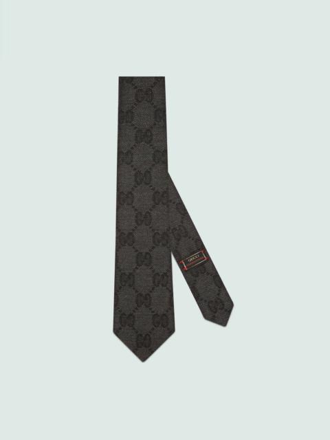 GUCCI GG wool jacquard tie