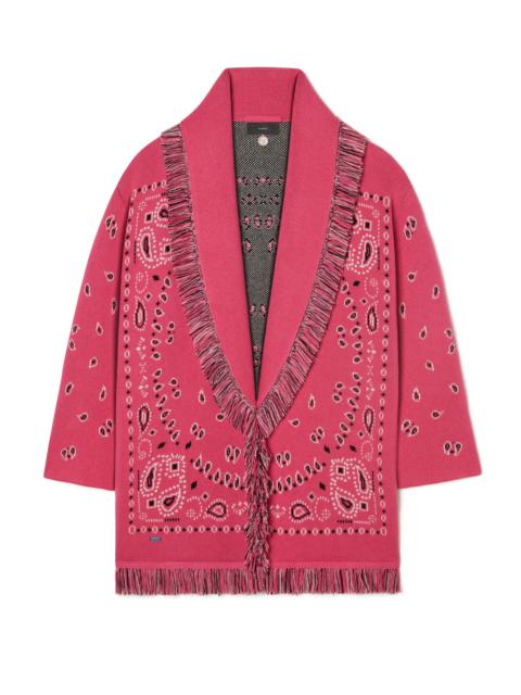 Alanui Bandana Jacquard Cardigan