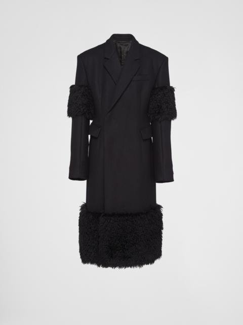 Prada Double-breasted wool coat