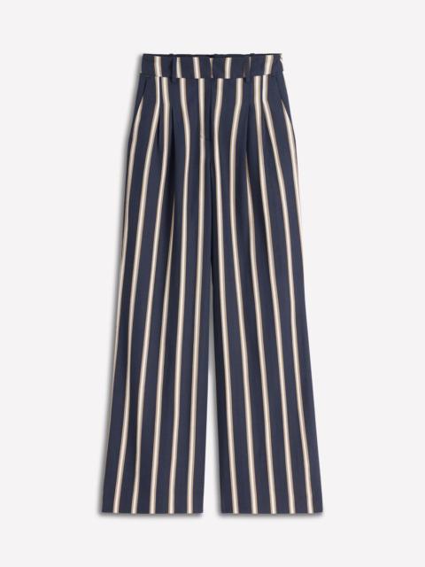 BODEN Kensington Tailored Pants-Navy Camel Tram Stripe