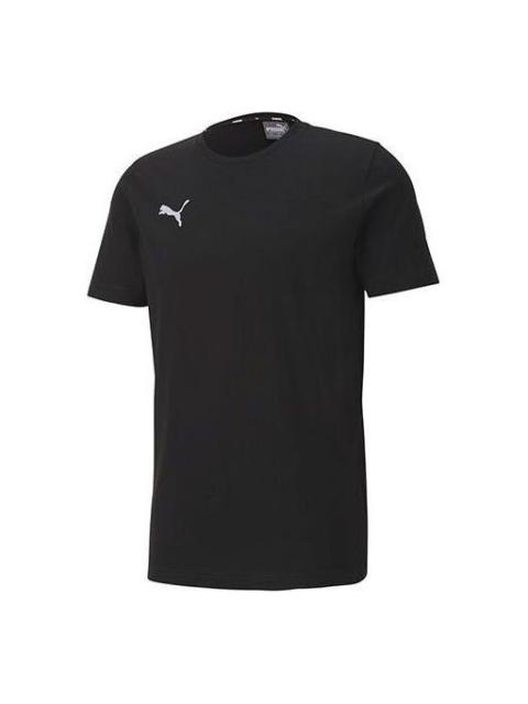 PUMA Essential Regular Fit Logo Printed T-Shirt 'Black' 656578-03