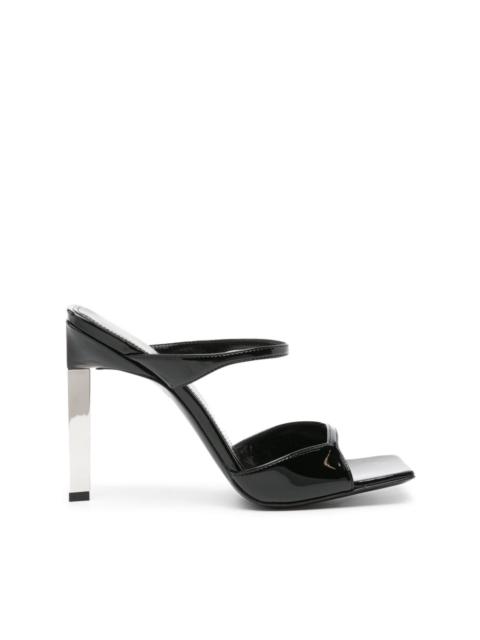 THE ATTICO 110mm patent-leather sandals