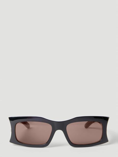 BALENCIAGA Hourglass Rectangle Sunglasses