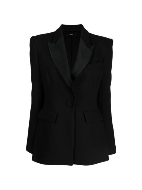 ALEX PERRY peak-lapel padded-shoulder blazer