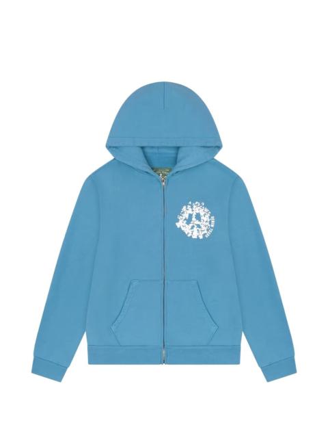DENIM TEARS denim university zip hoodie