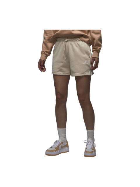 Jordan (WMNS) Air Jordan Brooklyn Fleece Shorts Asia Sizing 'Light Brown' HJ1366-203