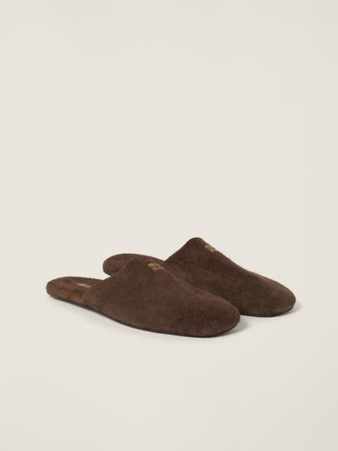 Miu Miu Suede slippers