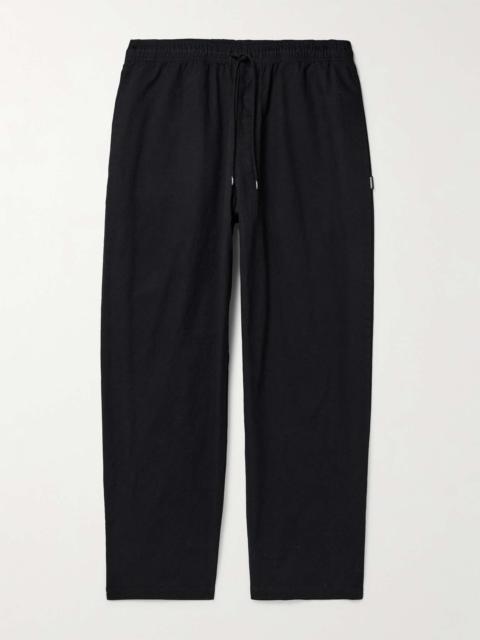 NEIGHBORHOOD Easy Tapered Cotton-Twill Drawstring Trousers