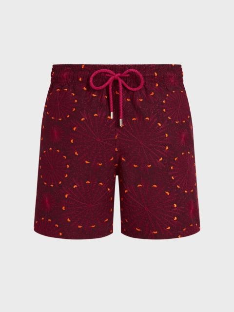 Vilebrequin MEN EMBROIDERED SWIM TRUNKS MOSAIC URCHIN - LIMITED EDITION