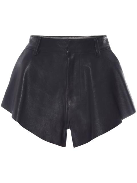 RTA wide-leg leather shorts