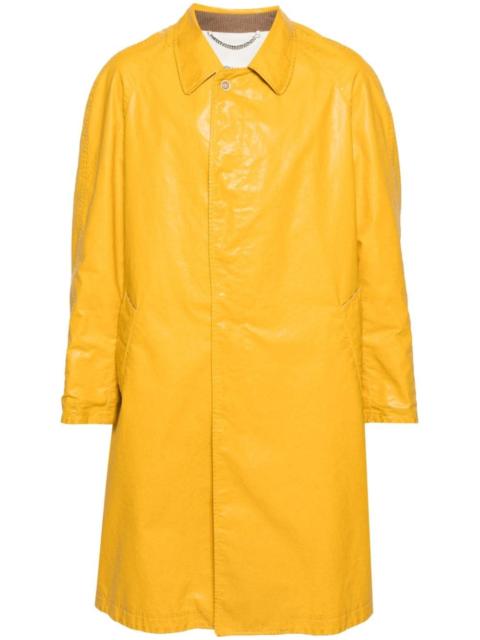 Maison Margiela distressed long trench coat