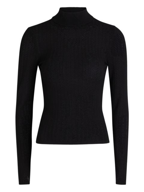Alice + Olivia long-sleeve roll-neck top