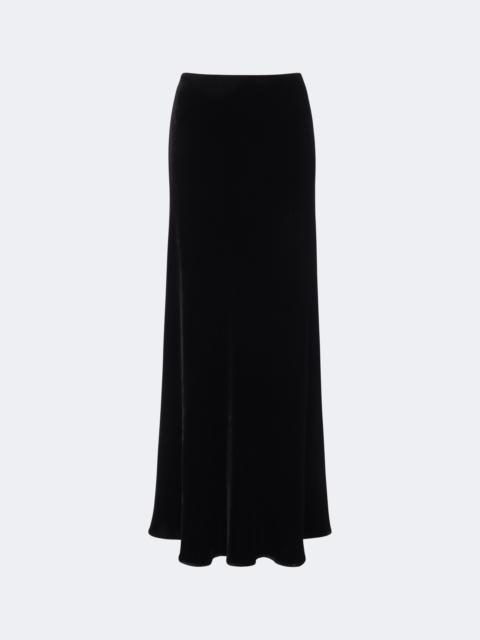 RÓHE Velvet maxi skirt